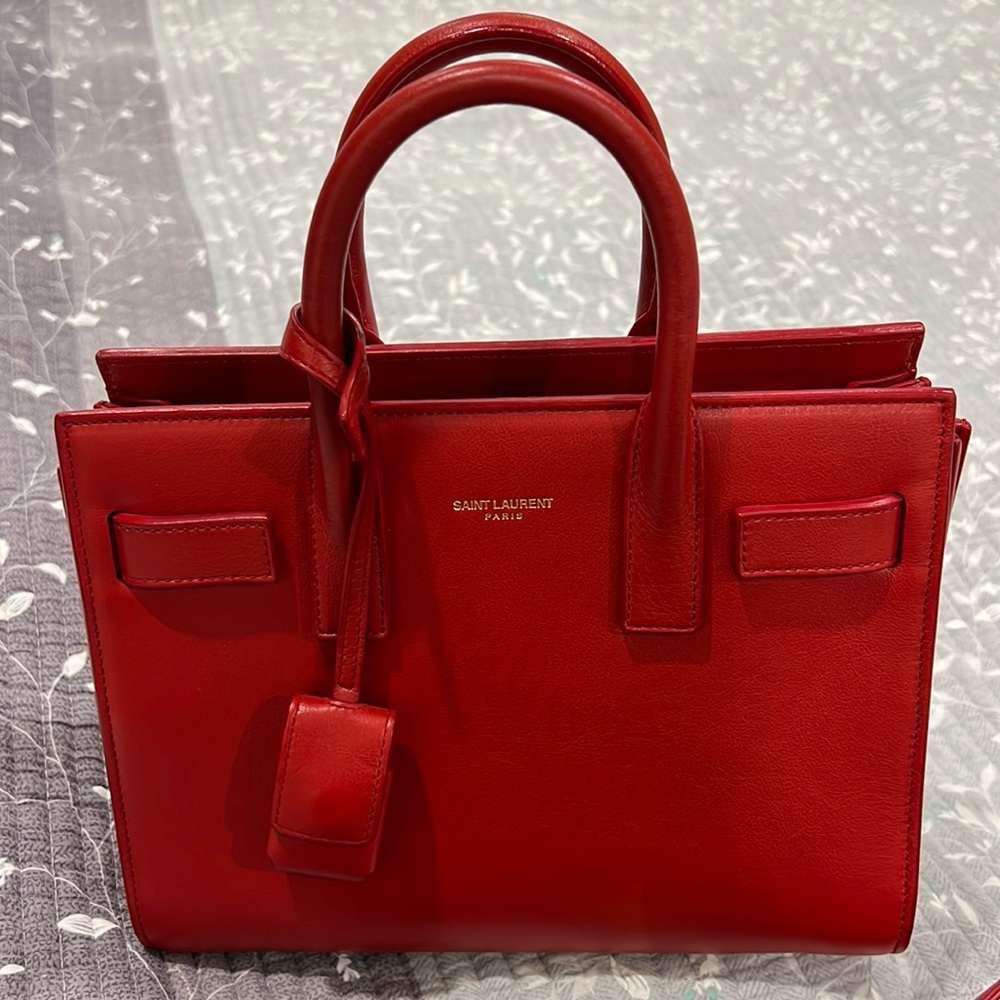 SAINT LAURENT (Nano Sac de Jour Tote Bag) $800